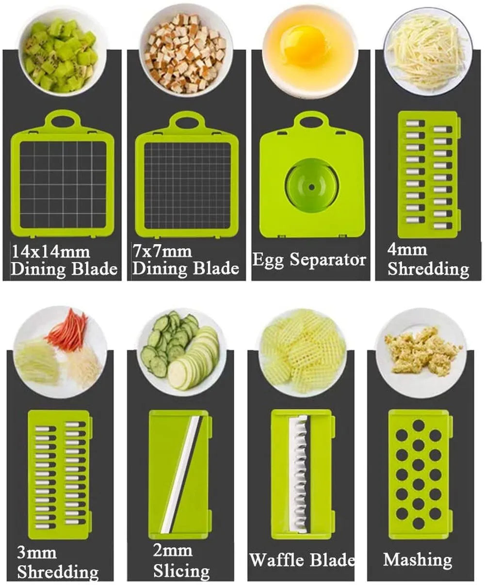 12-in-1 Multifunctional Vegetable Chopper